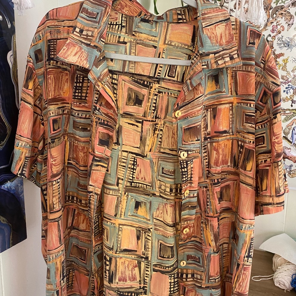 Funky button down shirt